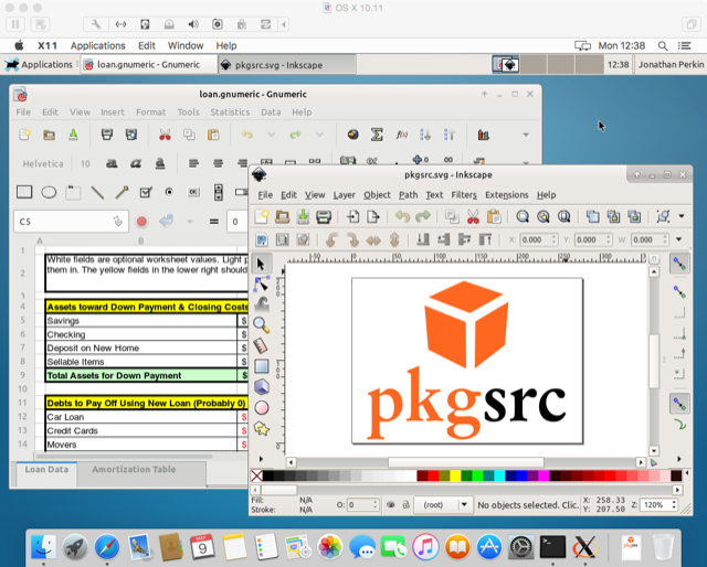pkgsrc XFCE 4.12 on macOS